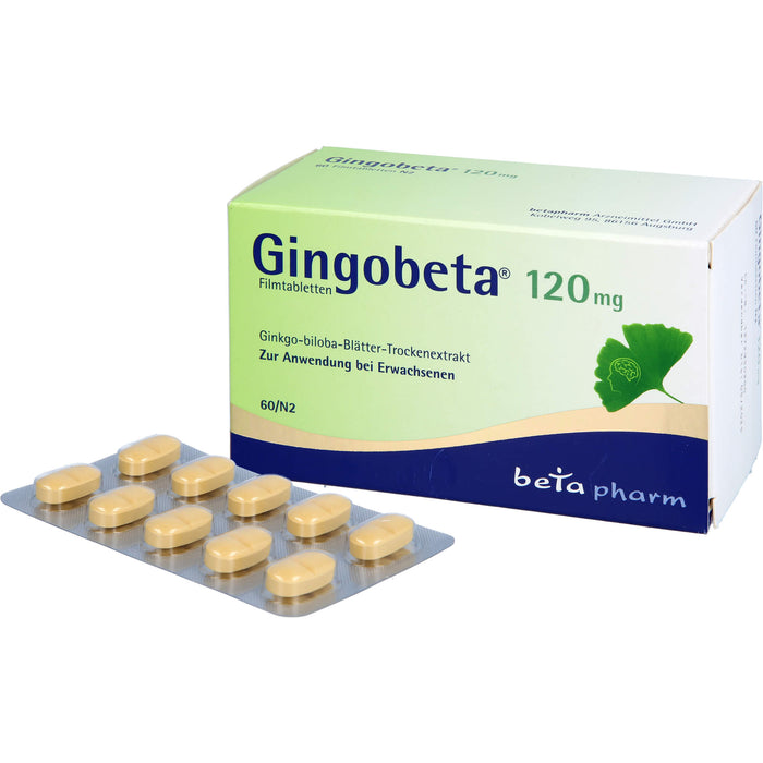 Gingobeta 120 mg Filmtabletten, 60 St FTA