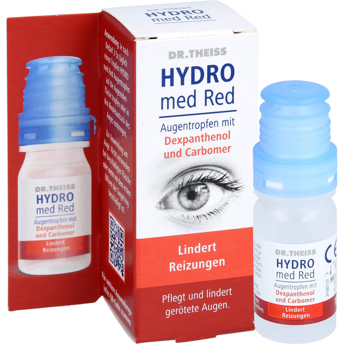 DR. THEISS Hydro med Red Augentropfen lindert Reizungen, 10 ml Lösung