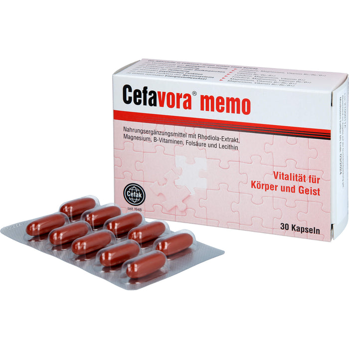 Cefavora memo (Weichgelatinekapseln), 30 St KAP