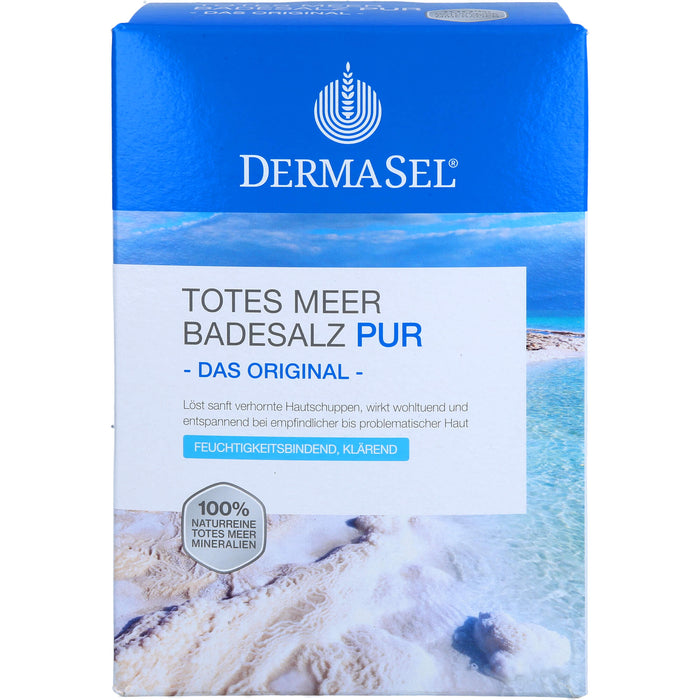 DermaSel Totes Meer Badesalz Pur, 1.5 kg SLZ