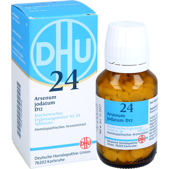 DHU Schüßler-Salz Nr. 24 Arsenum jodatum D12 Tabletten, 200 St. Tabletten