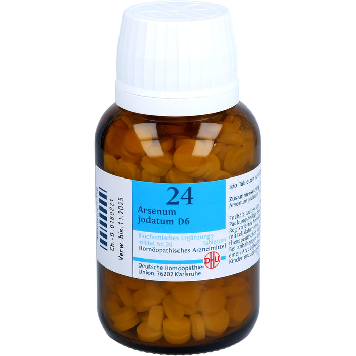 DHU Schüßler-Salz Nr. 24 Arsenum jodatum D6 Tabletten, 420 St. Tabletten