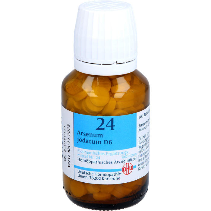 DHU Schüßler-Salz Nr. 24 Arsenum jodatum D6 Tabletten, 200 St. Tabletten