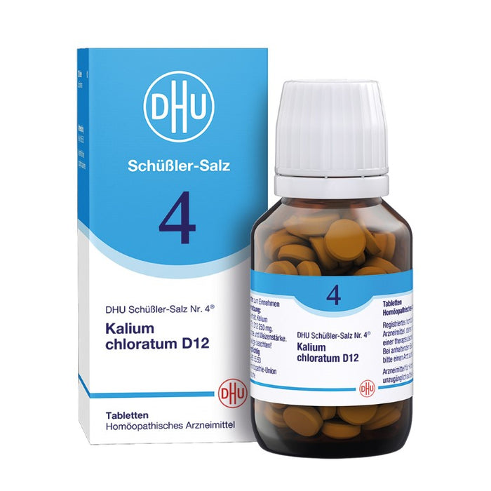 DHU Schüßler-Salz Nr. 4 Kalium chloratum D12 Tabletten, 200 St. Tabletten