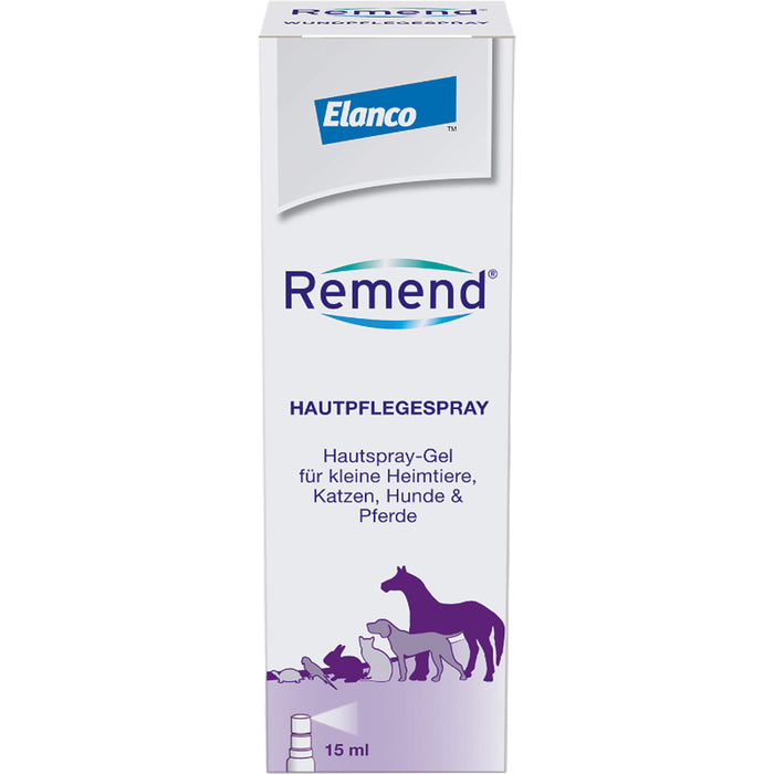 Remend Hautpflegespray für Katzen, Hunde und Pferde, 15 ml Lösung