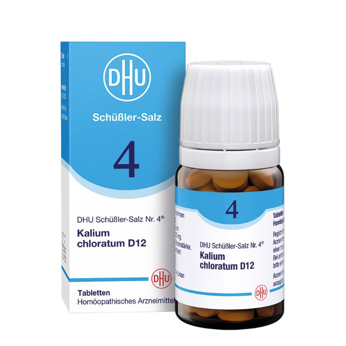 DHU Schüßler-Salz Nr. 4 Kalium chloratum D12 Tabletten, 80 St. Tabletten