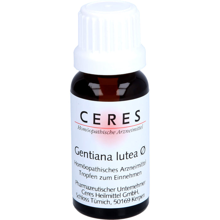 Ceres Gentiana lutea Urtinktur, 20 ml Lösung