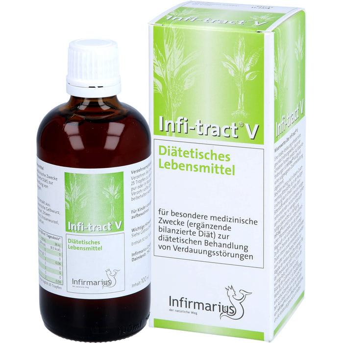 Infi-tract V Tropfen bei Verdauungsstörungen, 100 ml Lösung
