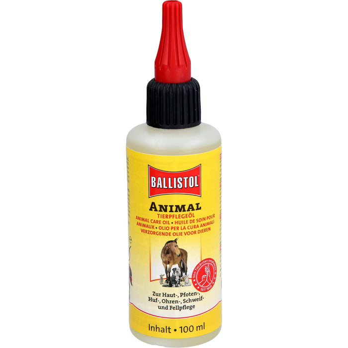 BALLISTOL Animal Tierpflegeöl zur Haut-, Pfoten-, Ohren- und Fellpflege, 100 ml Lösung