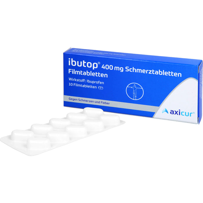 ibutop 400 mg Schmerztabletten Reimport axicorp, 10 St. Tabletten