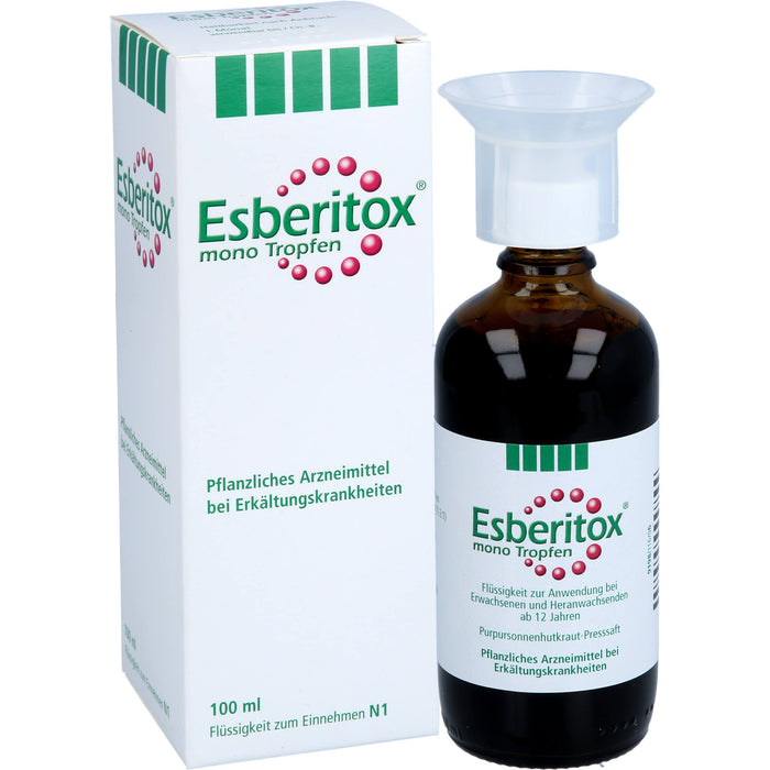 Esberitox mono Tropfen bei Erkältungskrankheiten, 100 ml Lösung