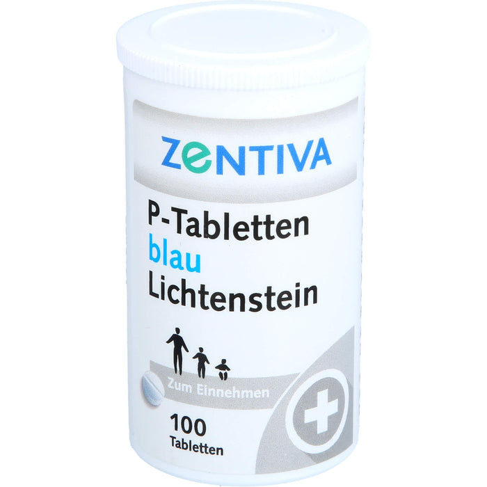 P-Tabletten blau Lichtenstein, 100 St. Tabletten