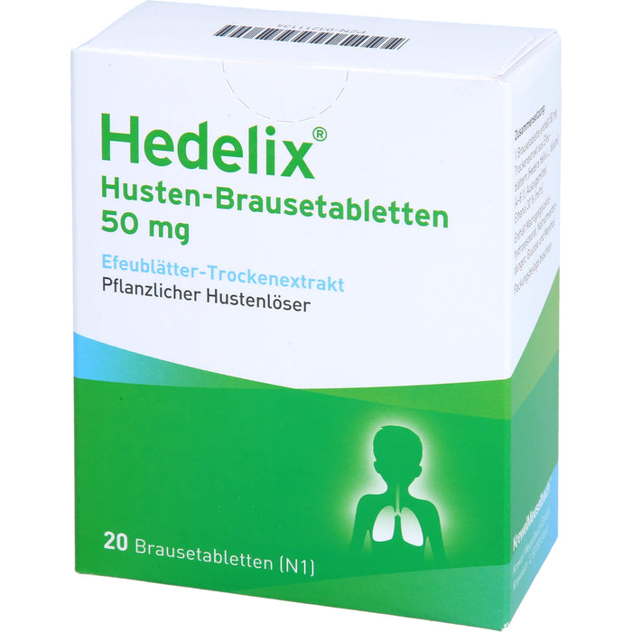 Hedelix Husten-Brausetabletten, 20 St. Tabletten