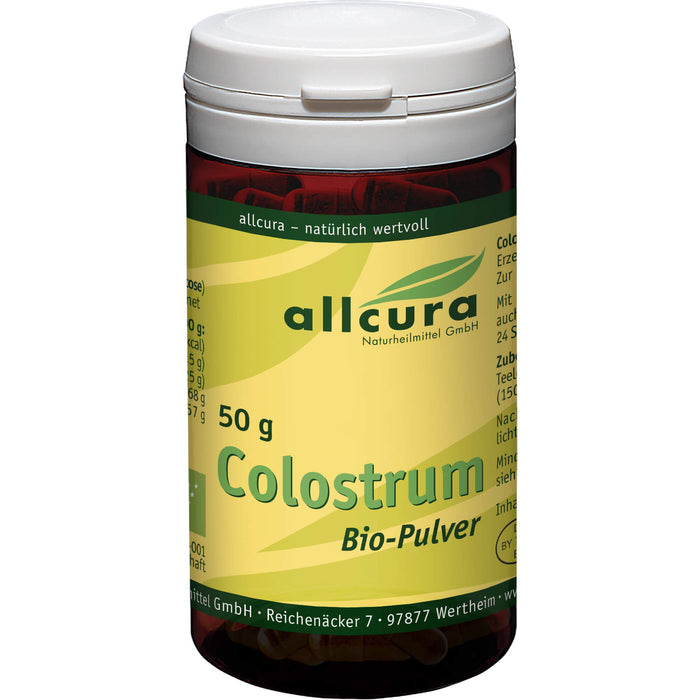 allcura Colostrum Bio-Pulver, 50 g Pulver