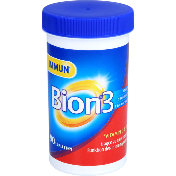 Bion 3 Vitamine, Mineralstoffe, Bakterienkulturen Tabletten, 90 St. Tabletten