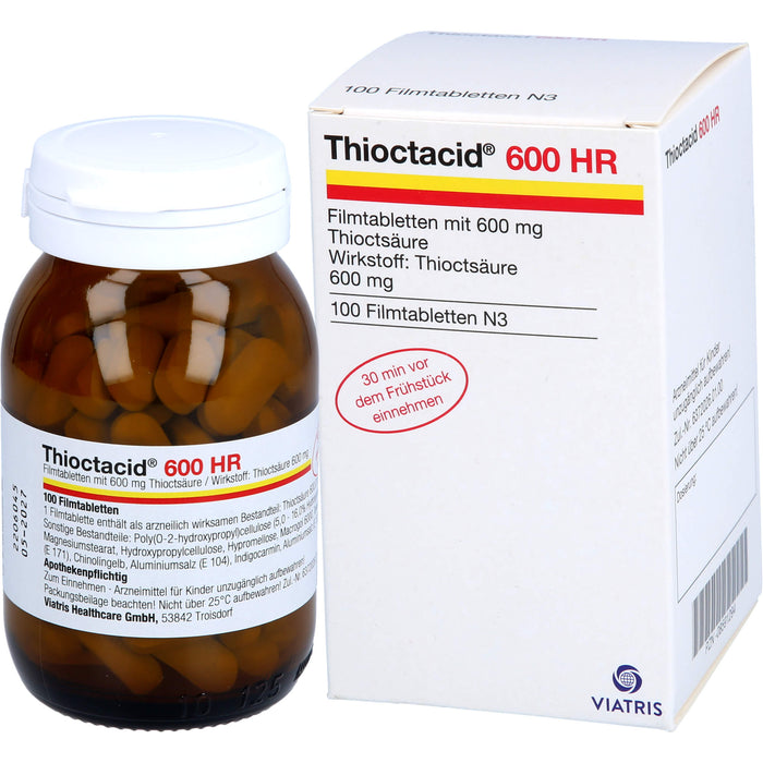 Thioctacid 600 HR Filmtabletten, 100 St. Tabletten