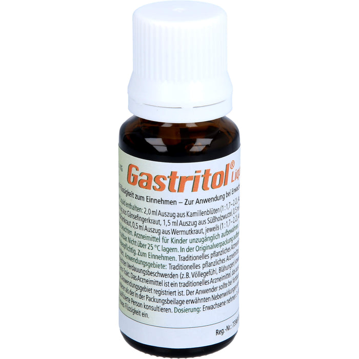Gastritol Liquid zur Linderung von leichten Verdauungsbeschwerden, 20 ml Lösung