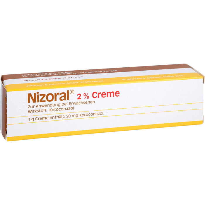 Nizoral 2% Creme zur äußerlichen Behandlung von Pilzerkrankungen, 30 g Creme