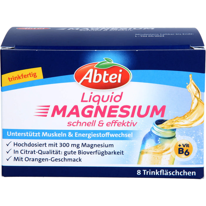 Abtei Magnesium Liquid Nf, 8X30 ml FLU