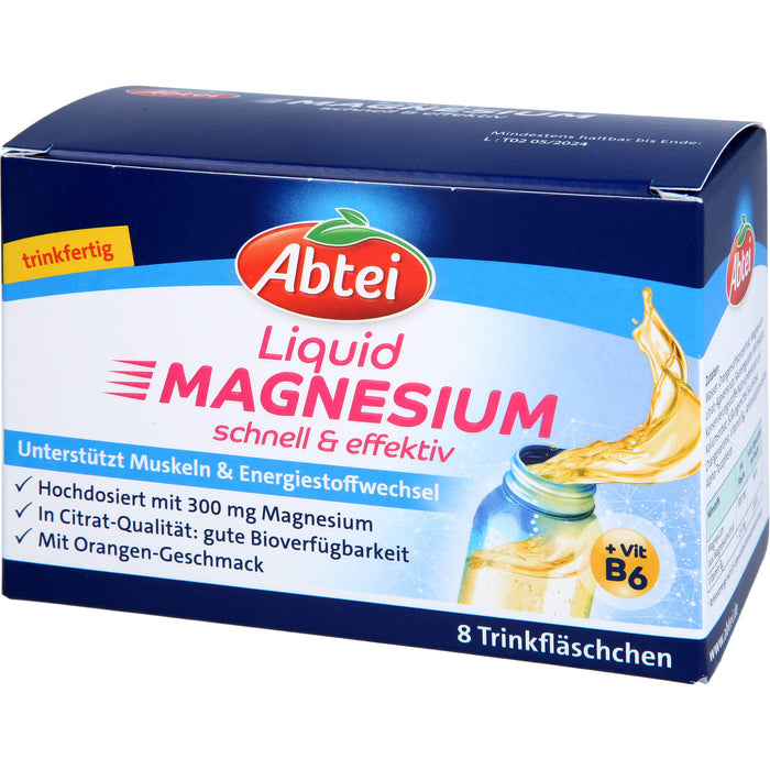 Abtei Magnesium Liquid Nf, 8X30 ml FLU