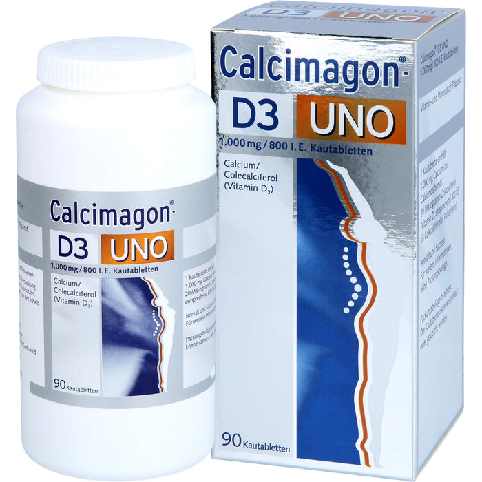 Calcimagon D3 Uno Kautabletten, 90 St. Tabletten