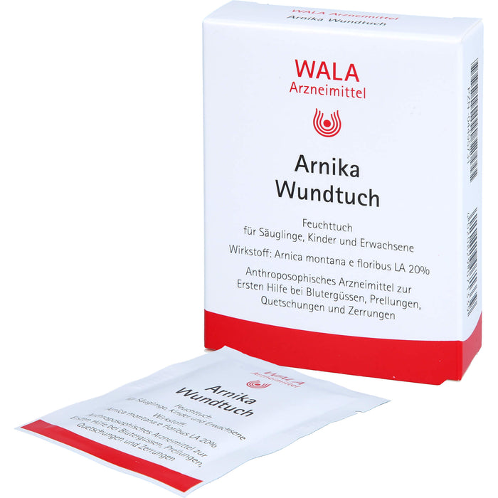 WALA Arnika Wundtuch, 5 St. Tücher