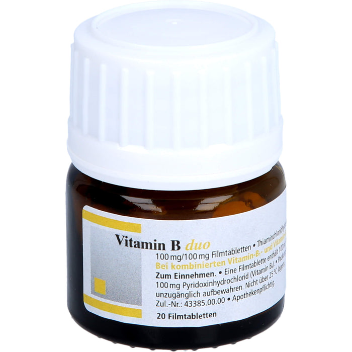 mibe Vitamin B duo Filmtabletten, 20 St. Tabletten