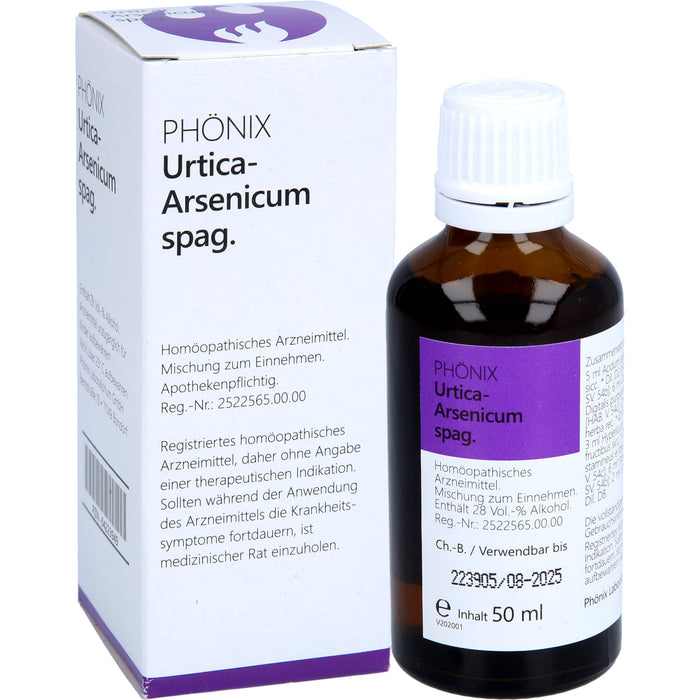 Phönix urtica arsenicum spag. Tropfen, 50 ml Mischung