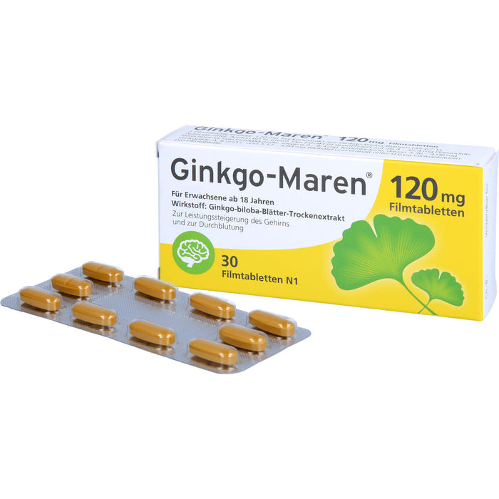 Ginkgo-Maren 120 mg Filmtabletten, 30 St FTA