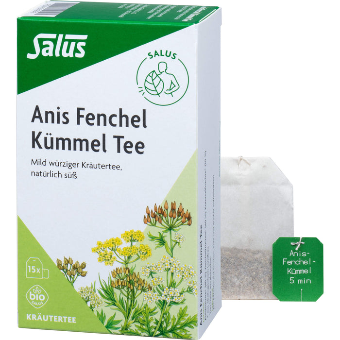 Salus Anis Fenchel Kümmel Tee, 15 St. Filterbeutel