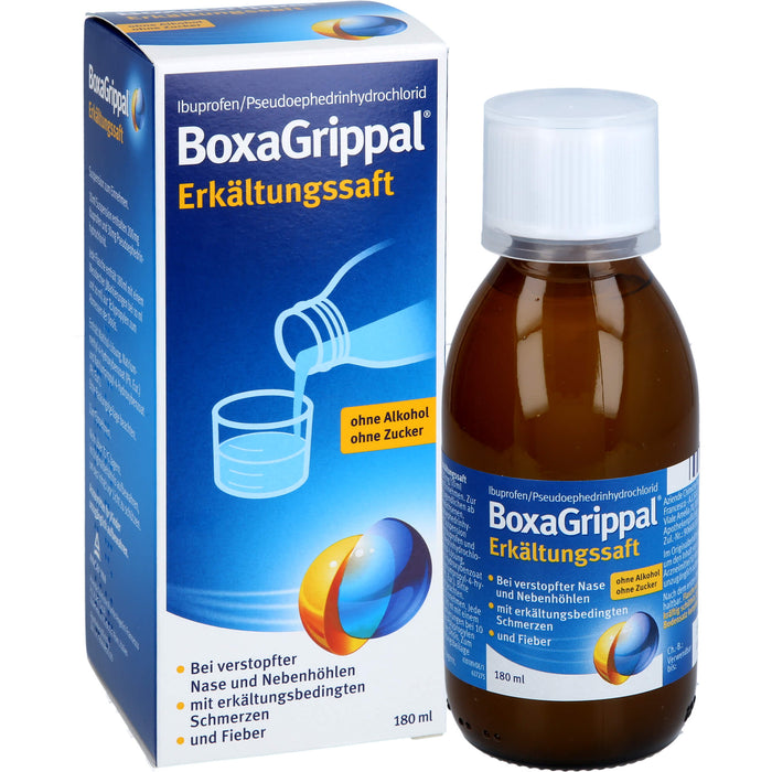 BoxaGrippal Erkältungssaft, 180 ml Lösung