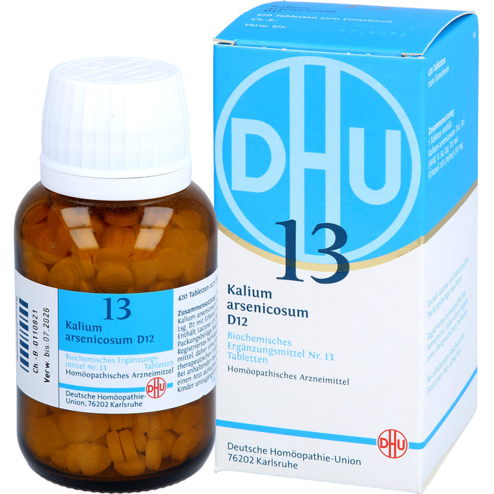 DHU Schüßler-Salz Nr. 13 Kalium arsenicosum D12 Tabletten, 420 St. Tabletten