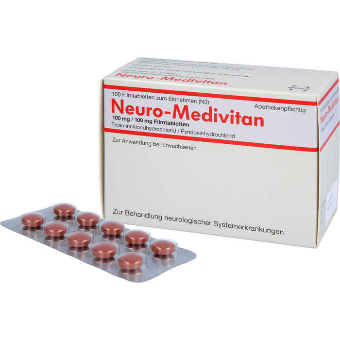 Neuro-Medivitan, 100 mg/100 mg, Filmtabletten, 100 St FTA