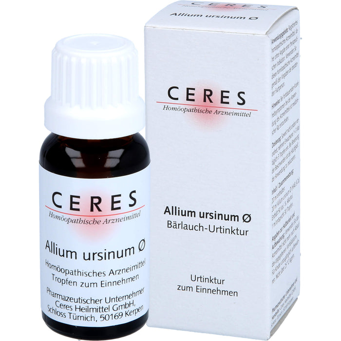 CERES Allium ursinum Urtinktur, 20 ml Lösung