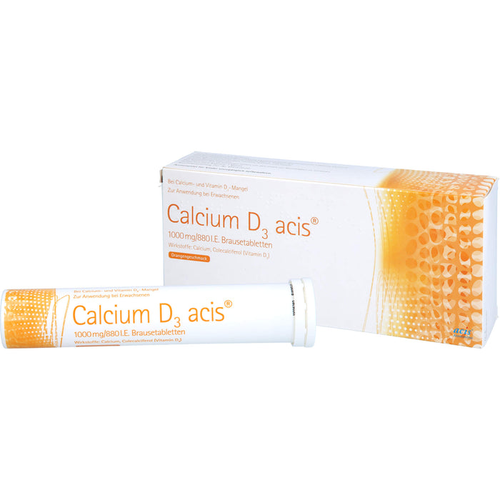 Calcium D3 acis 1000 mg/880 I.E., Brausetabletten, 40 St BTA