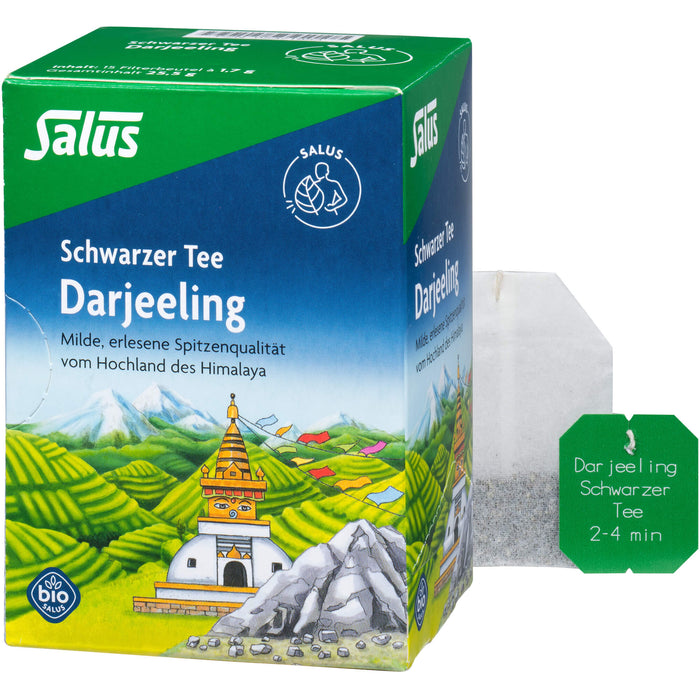 Salus Darjeeling Bio Schwarzer Tee, 15 St. Filterbeutel