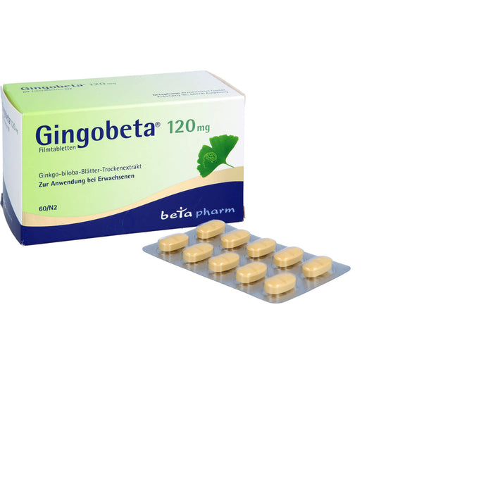Gingobeta 120 mg Filmtabletten, 60 St FTA