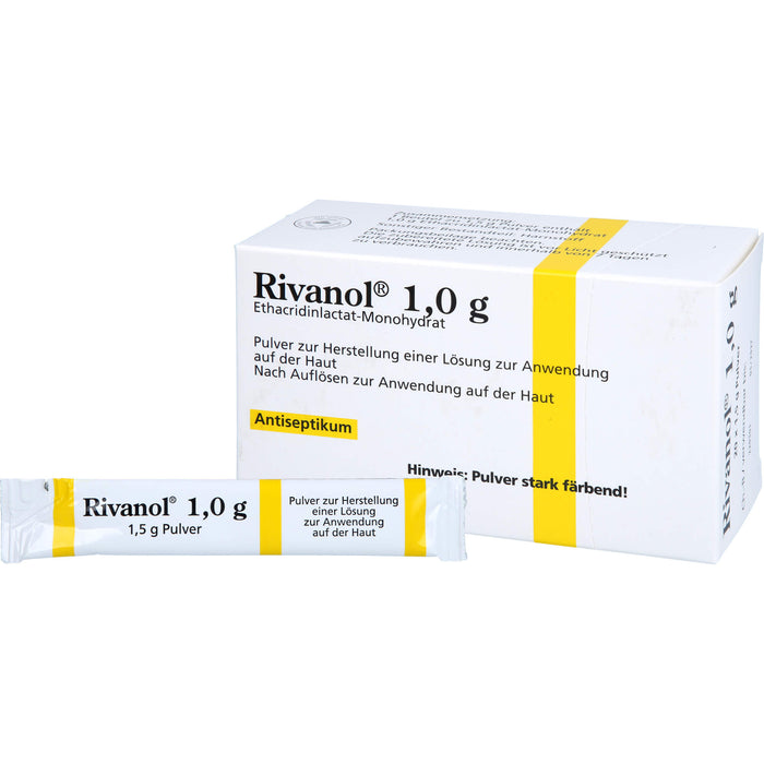Rivanol 1,0 g Pulver Antiseptikum, 20 St. Beutel