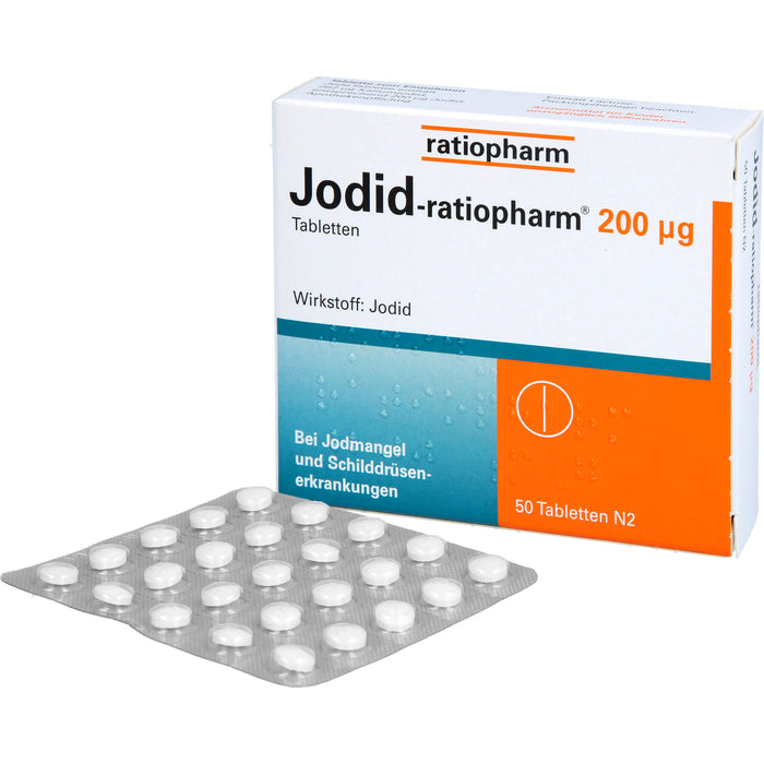 Jodid-ratiopharm 200 µg Tabletten, 50 St. Tabletten
