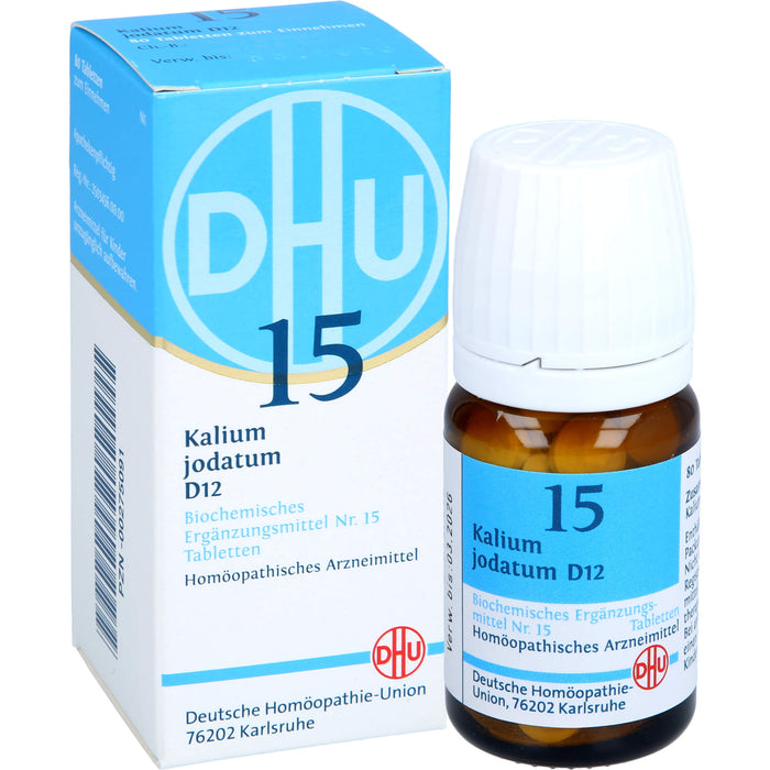 DHU Schüßler-Salz Nr. 15 Kalium jodatum D12 Tabletten, 80 St. Tabletten