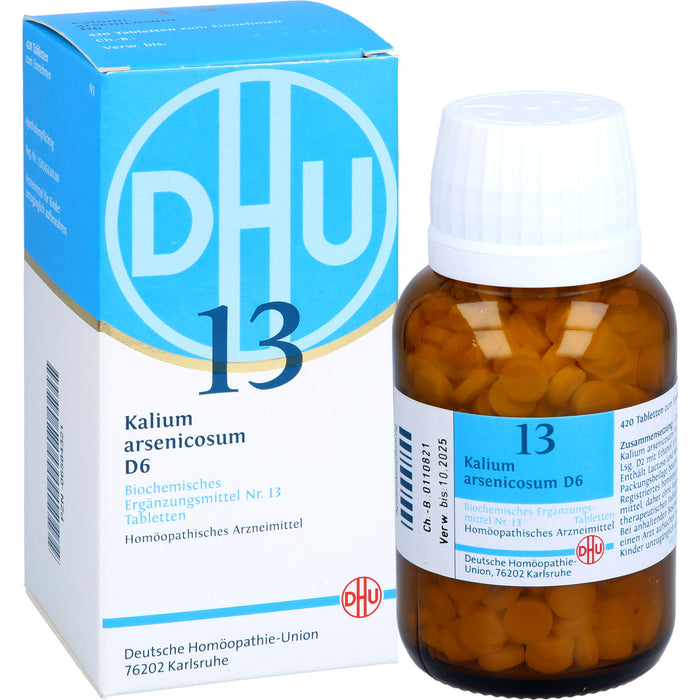 DHU Schüßler-Salz Nr. 13 Kalium arsenicosum D6 Tabletten, 420 St. Tabletten
