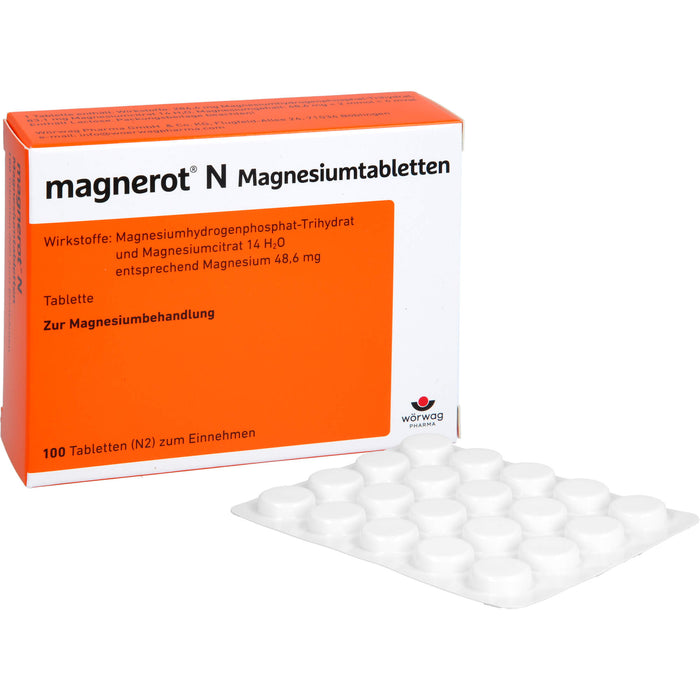 magnerot N Magnesiumtabletten, 100 St. Tabletten