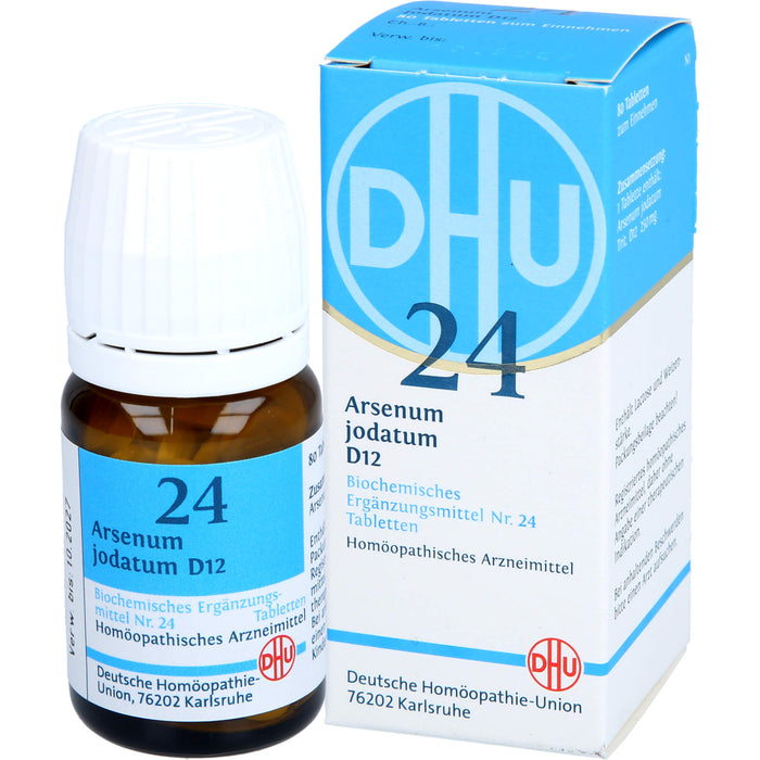 DHU Schüßler-Salz Nr. 24 Arsenum jodatum D12 Tabletten, 80 St. Tabletten