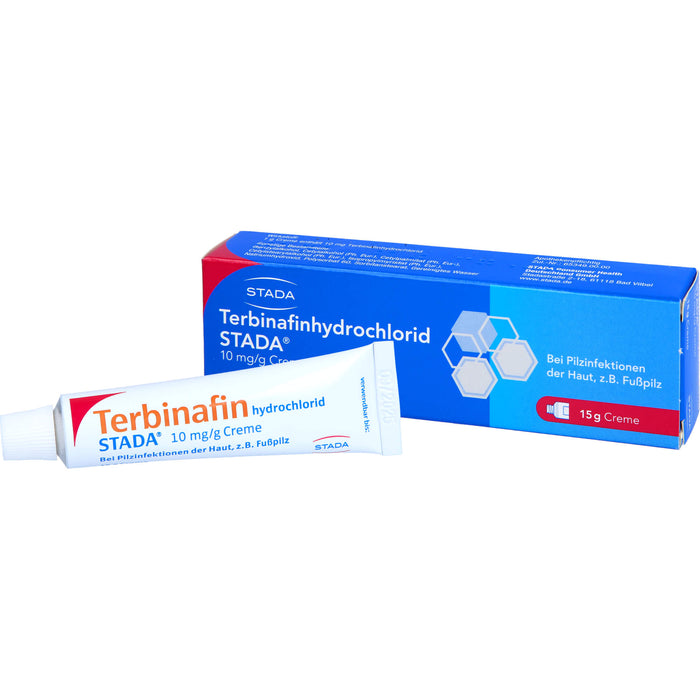 Terbinafinhydrochlorid STADA 10 mg/g Creme, 15 g Creme