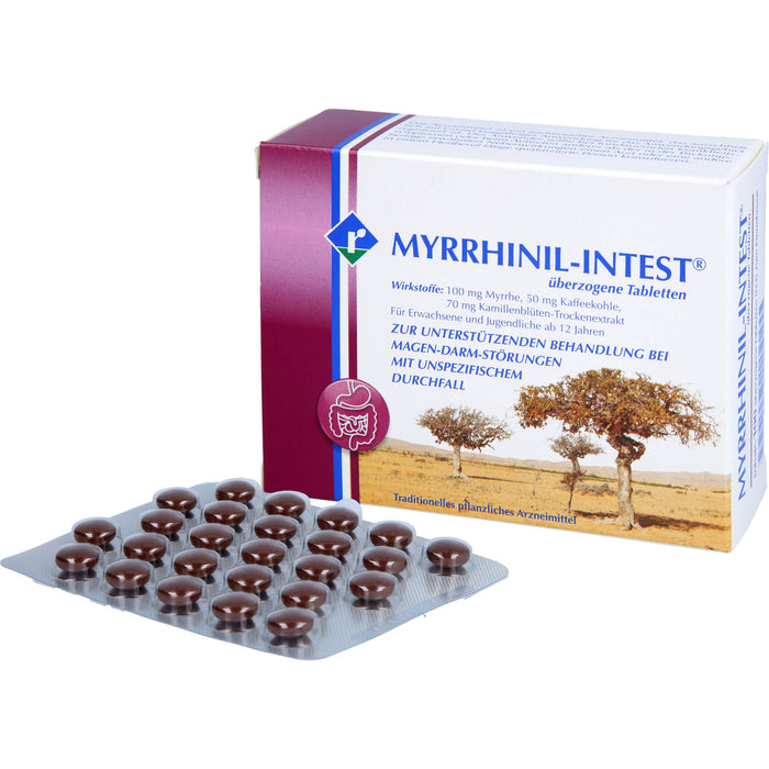 MYRRHINIL-INTEST überzogene Tabletten, 100 St. Tabletten