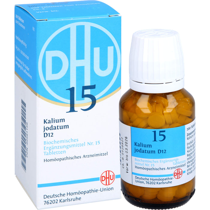 DHU Schüßler-Salz Nr. 15 Kalium jodatum D12 Tabletten, 200 St. Tabletten