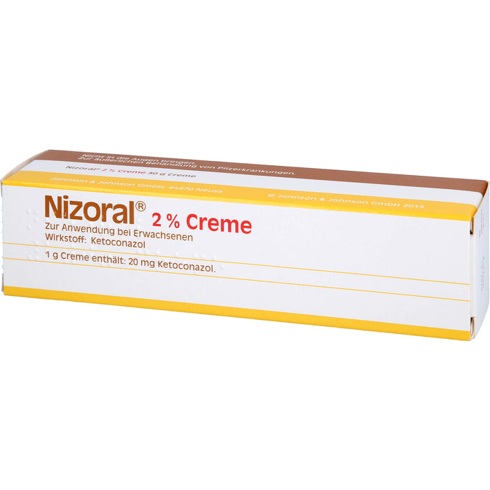 Nizoral 2% Creme zur äußerlichen Behandlung von Pilzerkrankungen, 30 g Creme