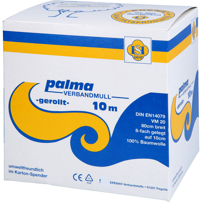 PALMA VERBANDMULL ROLLE, 1X10 m