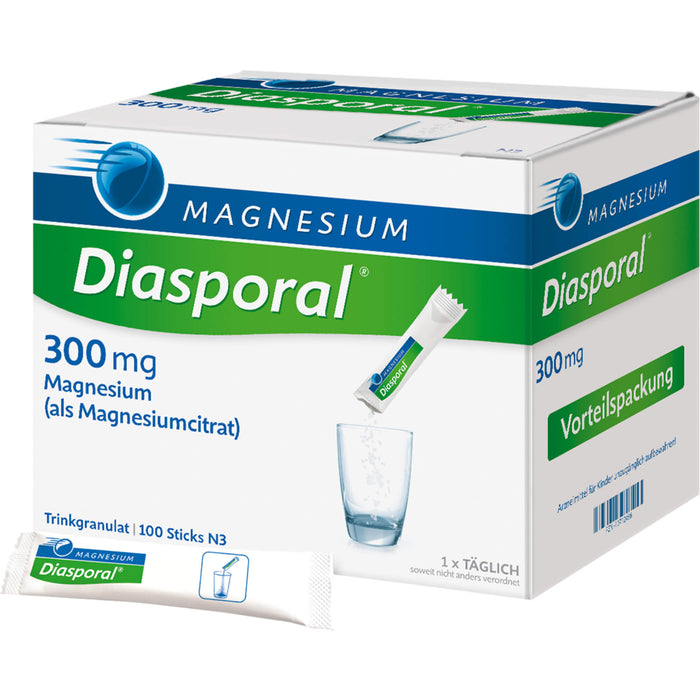 Magnesium Diasporal 300 mg Trinkgranulat, 100 St. Beutel
