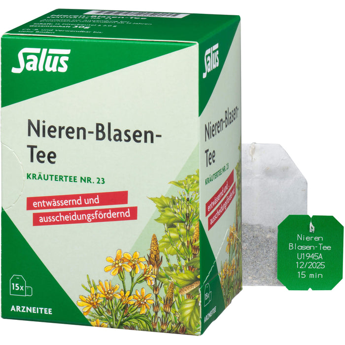 Nieren-Blasen-Tee Kräutertee Nr. 23 Salus, 15 St FBE